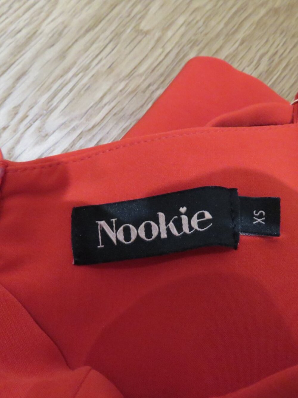 NOOKIE REVOLVE Allure Midi Dress in Cherry Red XS Bodycon Cocktail Sexy Party - Picture 12 of 13